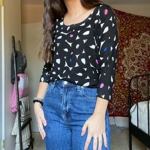 Black Dotted Sweater